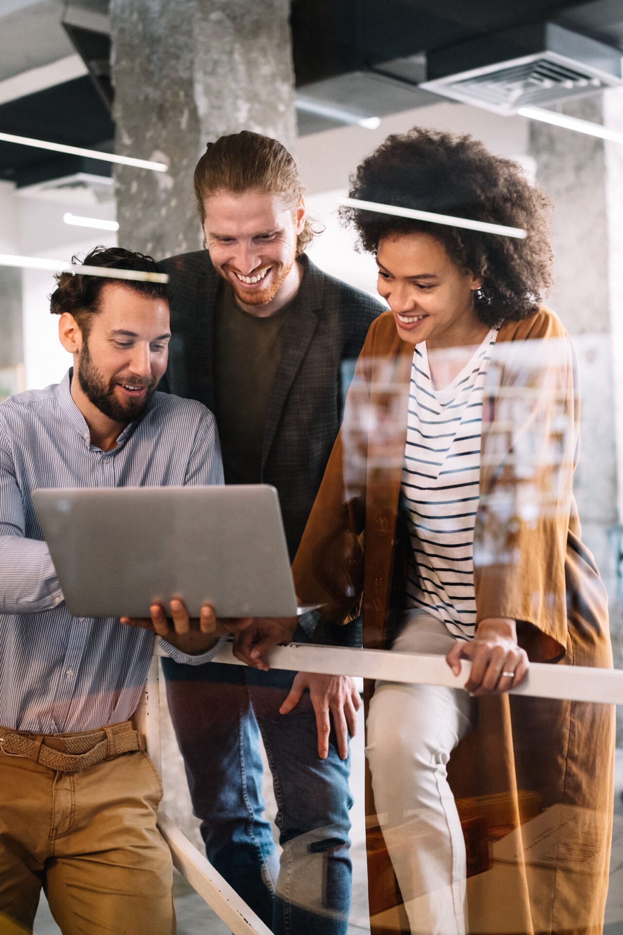 PR team working on B2B projects PR team working on B2B projects