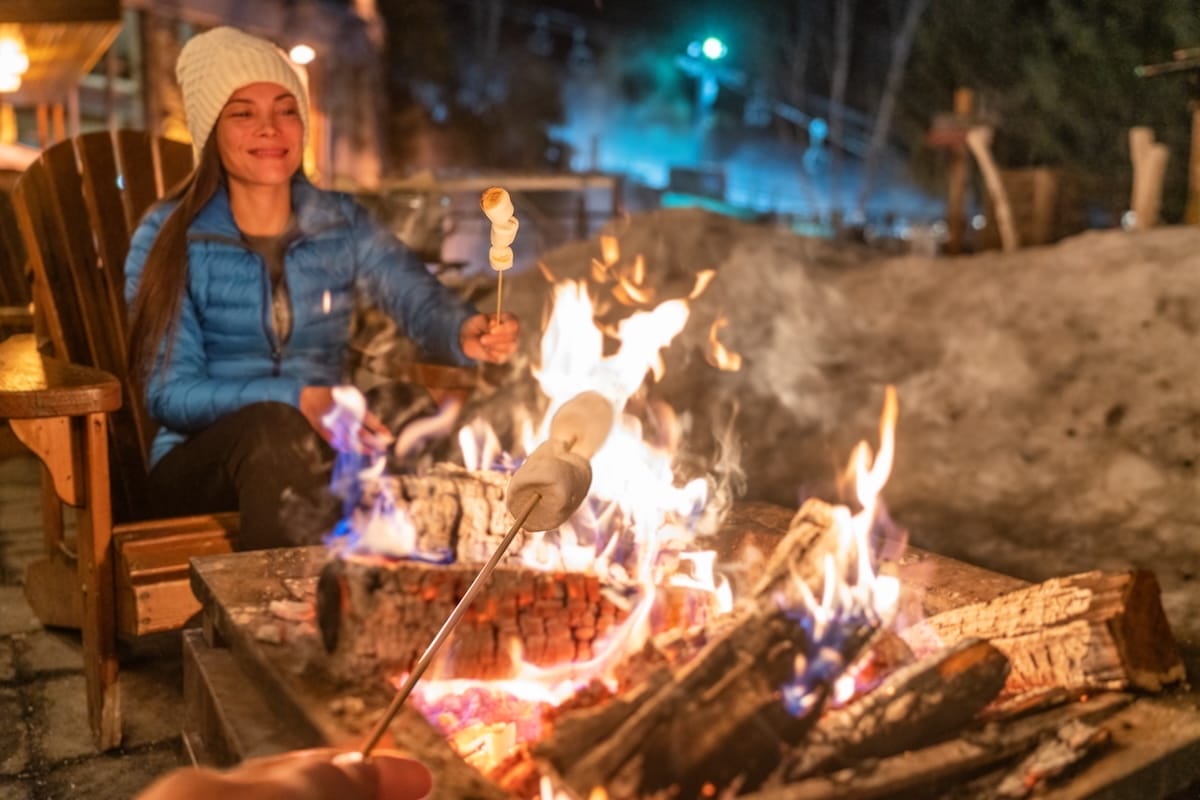 Hotel campfire for PR